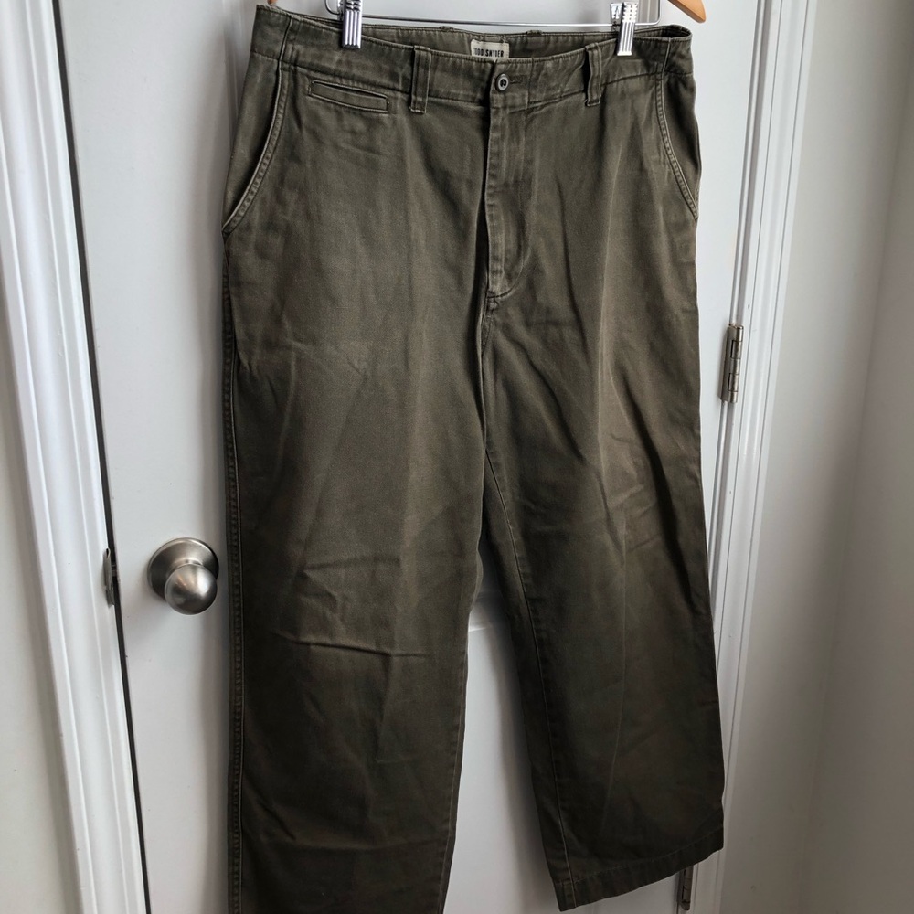 Todd Snyder Olive Green Chinos Pants 34 x 32